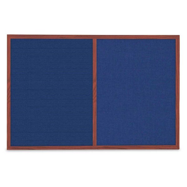 Slim Style Indoor Enclosed Corkboard, 36